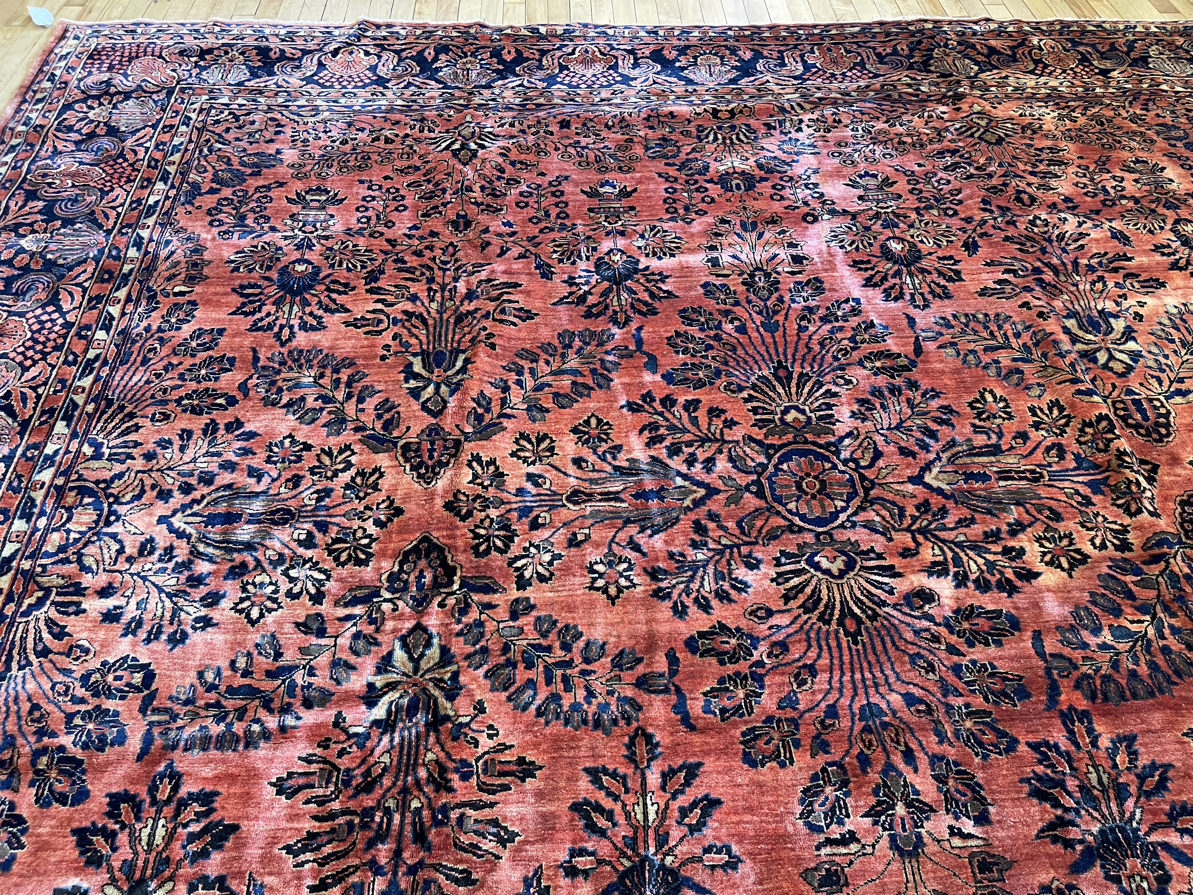 Antique sarouk Carpet - # 78282