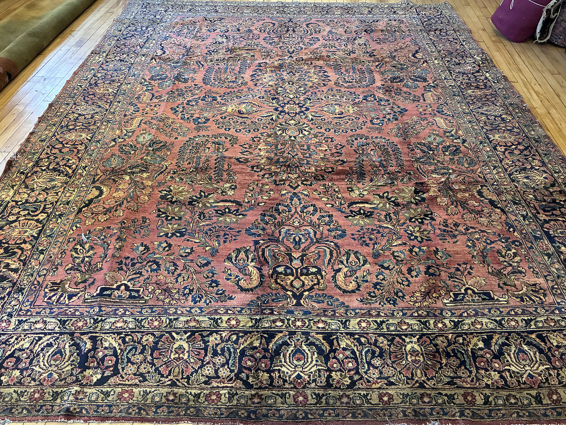 Antique sarouk Carpet - # 78909