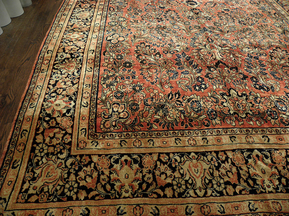 Antique sarouk Carpet - # 8009