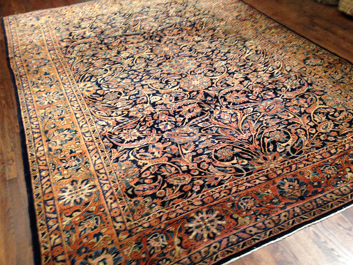 Antique sarouk Carpet - # 8905