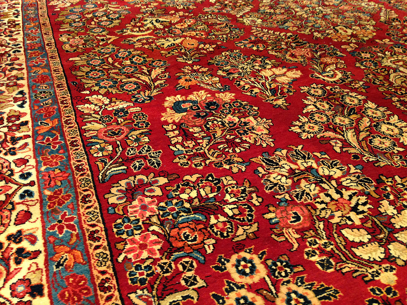 Antique sarouk Carpet - # 8947