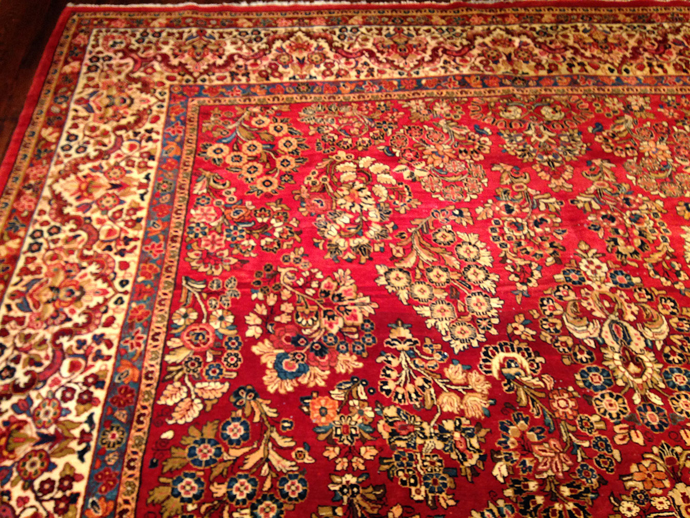 Antique sarouk Carpet - # 8947