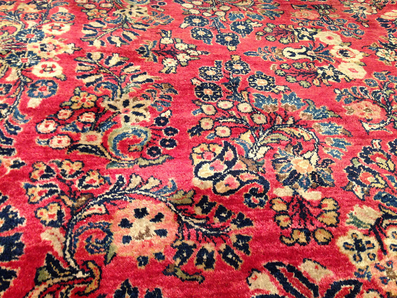 Antique sarouk Carpet - # 9476