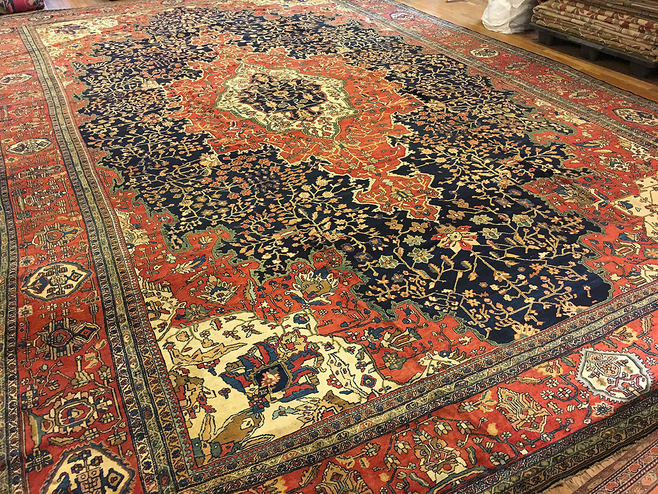 Antique sarouk, fereghan Carpet - # 51578