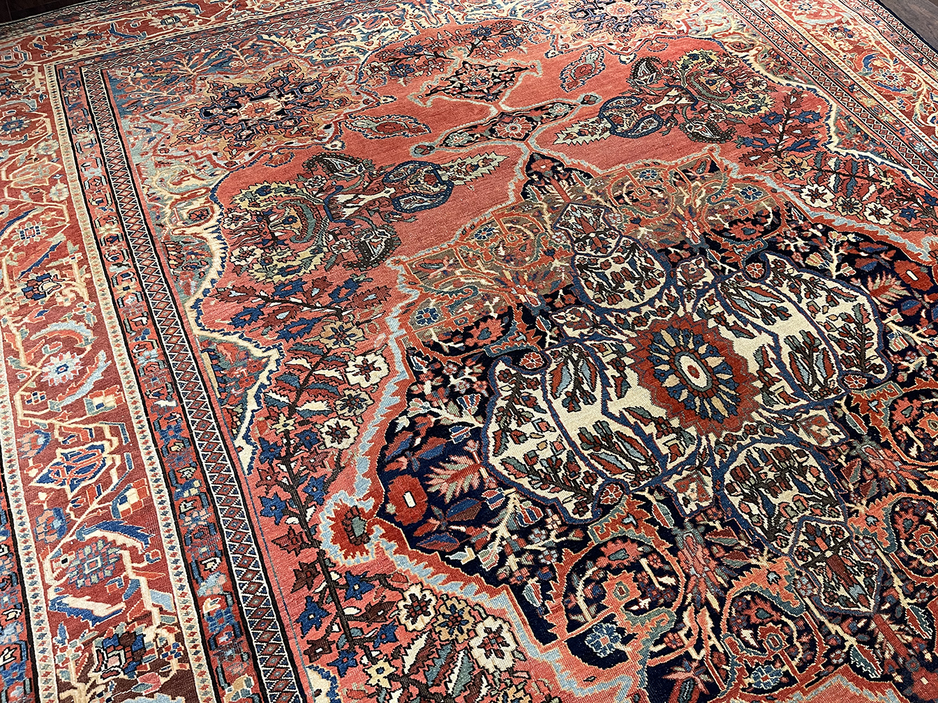 Antique sarouk, fereghan Carpet - # 55925