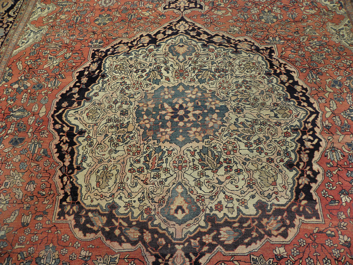 Antique sarouk, fereghan Carpet - # 6990