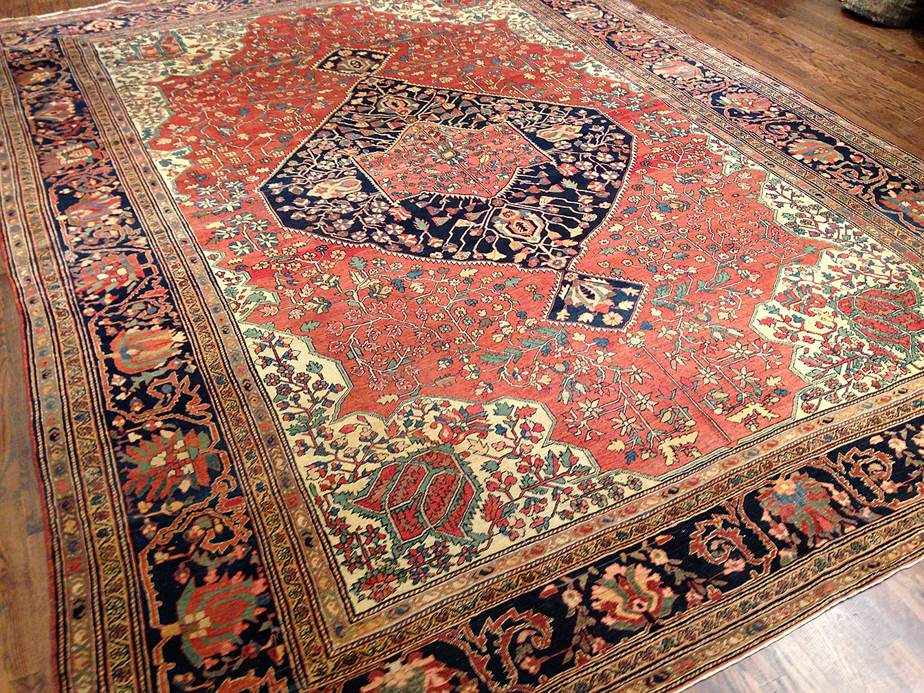 Antique sarouk, fereghan Carpet - # 9559