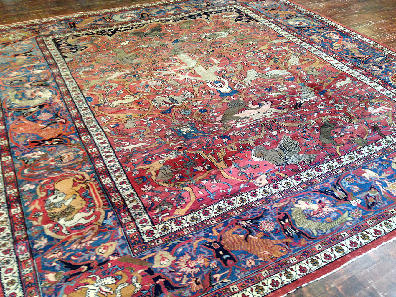 Antique sarouk, fereghan Carpet - # 9692