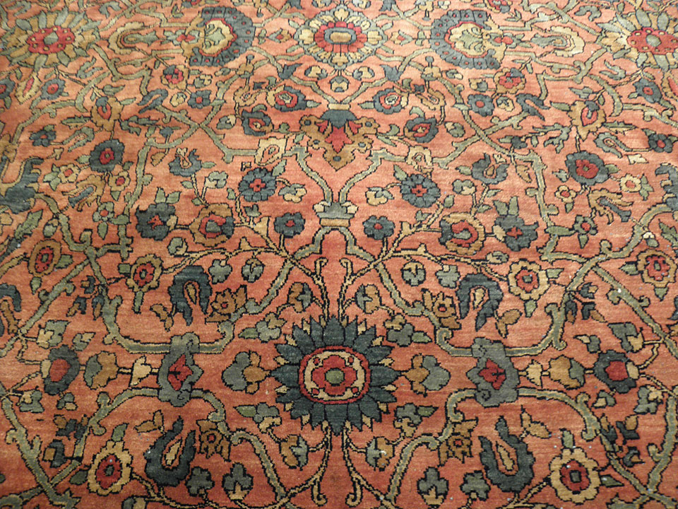 Antique sarouk, mohajeran Carpet - # 7600