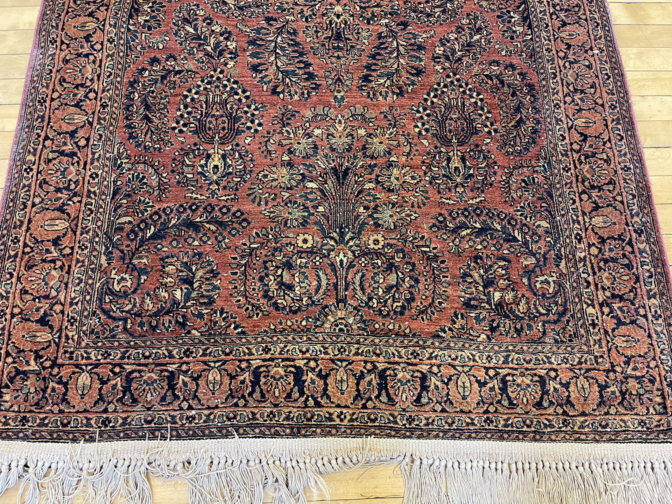 Antique sarouk Rug - # 78826