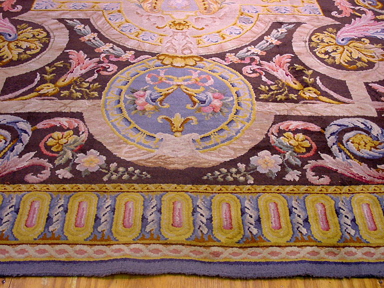 Antique savonnerie Carpet - # 3136