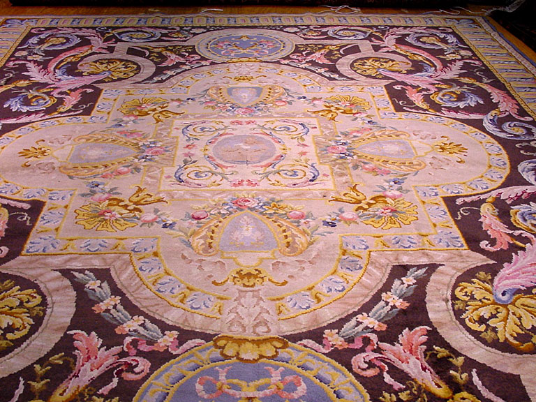 Antique savonnerie Carpet - # 3136