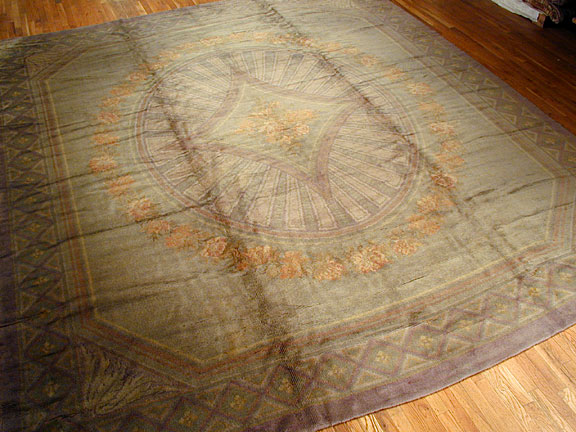Antique savonnerie Carpet - # 3140