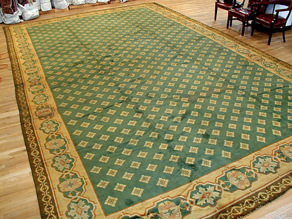 Antique savonnerie Carpet - # 3156