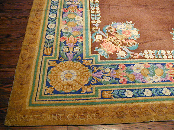 Antique savonnerie Carpet - # 3328
