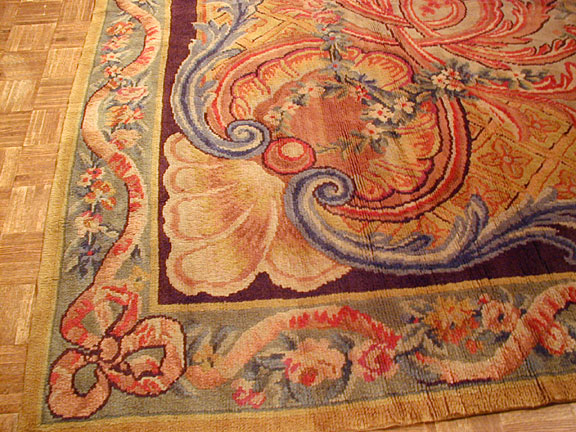 Antique savonnerie Carpet - # 3874