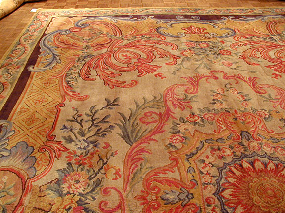 Antique savonnerie Carpet - # 3874