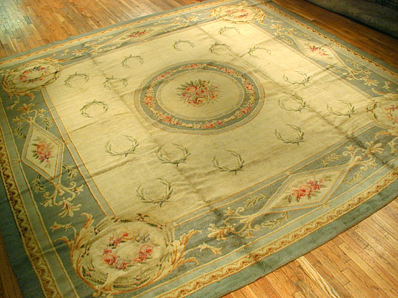 Antique savonnerie Carpet - # 3928