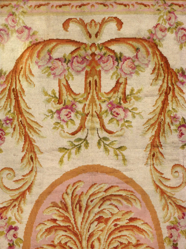 Antique savonnerie Carpet - # 42103