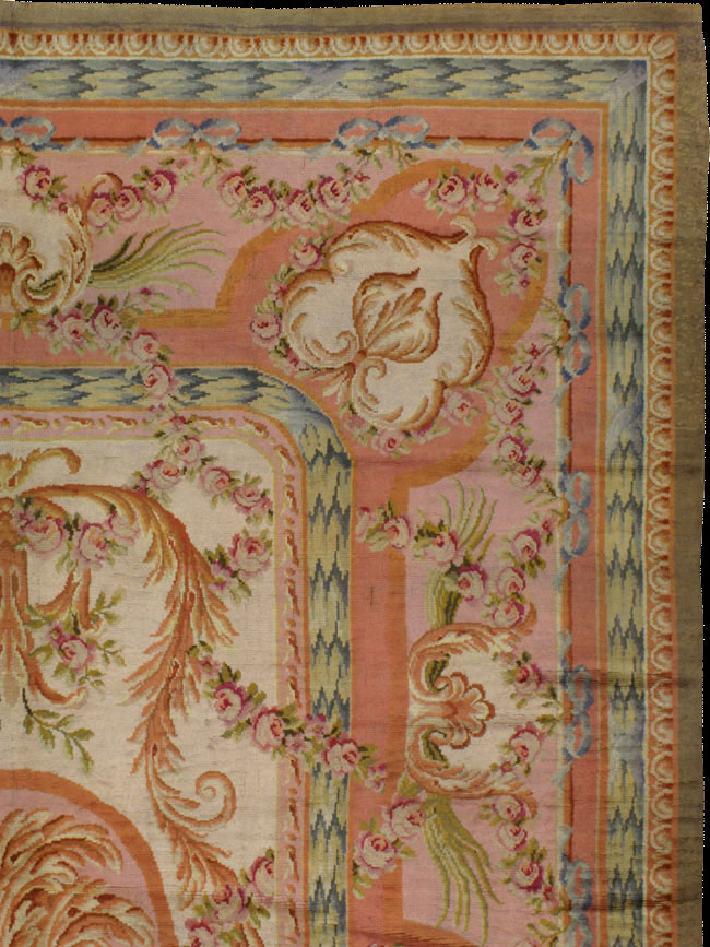 Antique savonnerie Carpet - # 42103