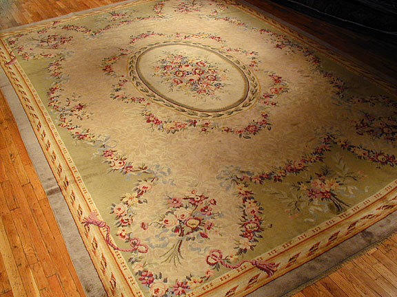 Antique savonnerie Carpet - # 4631