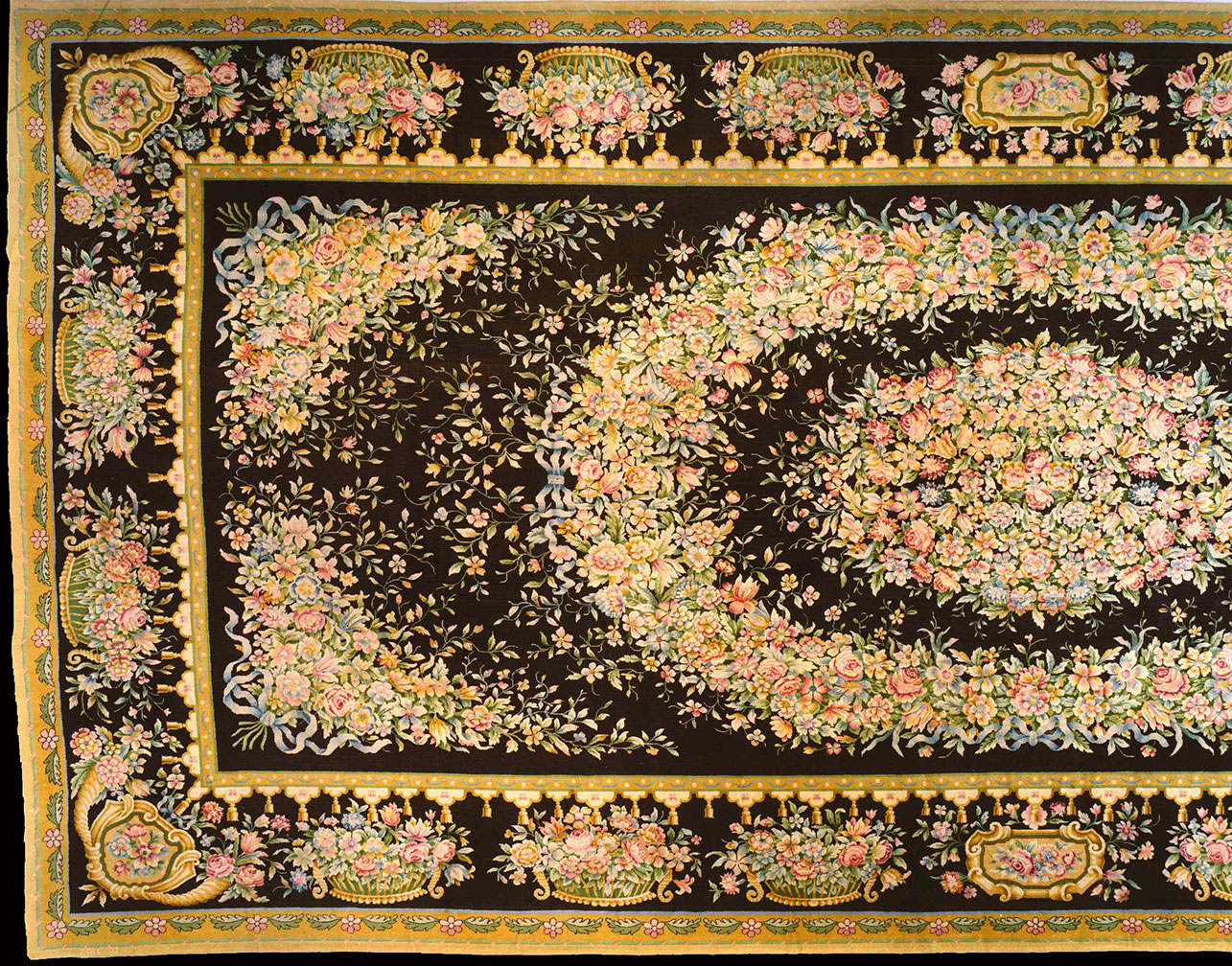 Antique savonnerie Carpet - # 51471