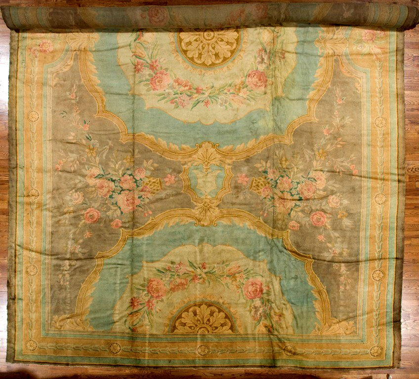 Antique savonnerie Carpet - # 52015