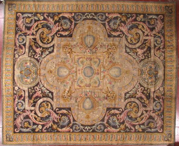 Antique savonnerie Carpet - # 52021