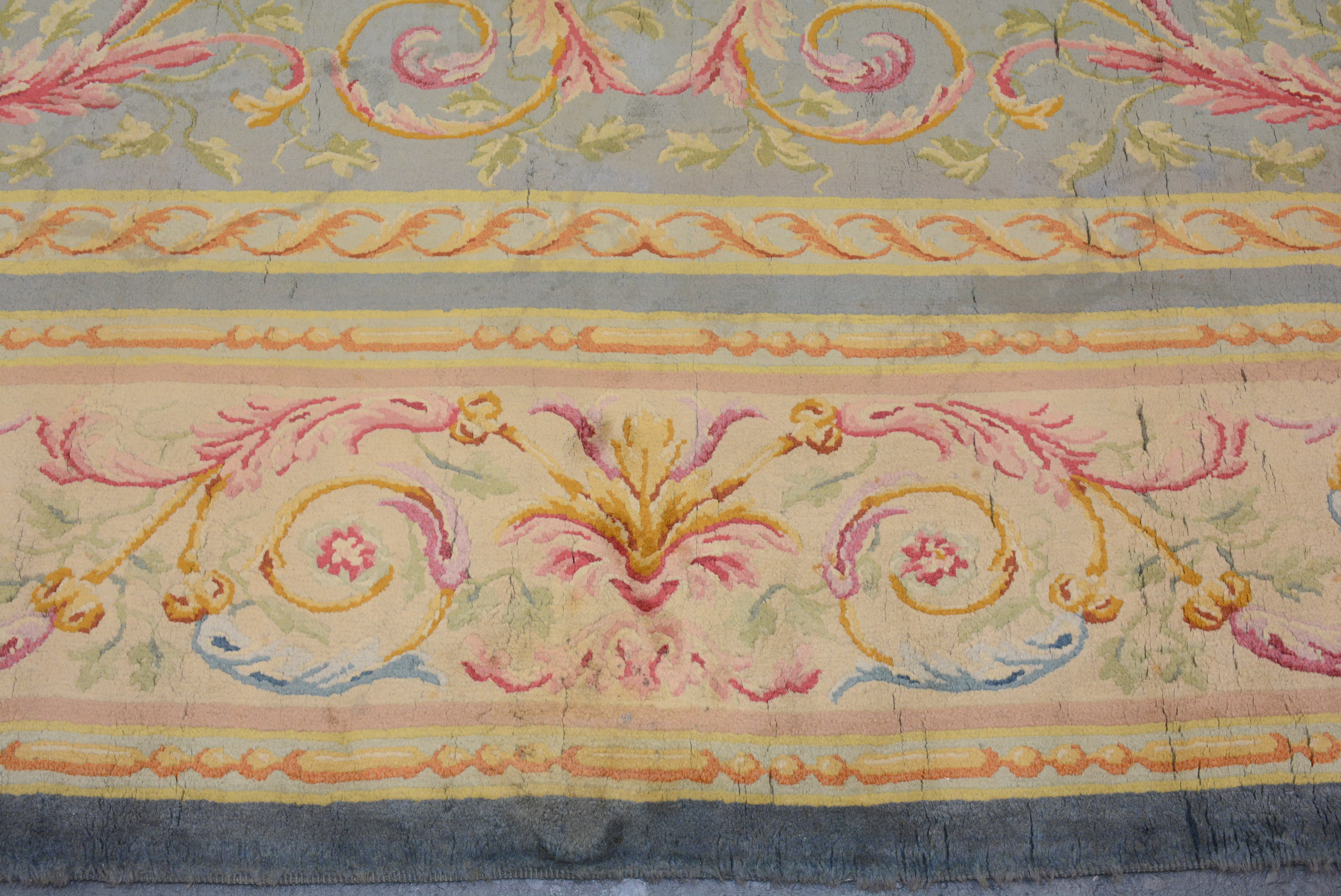 Antique savonnerie Carpet - # 54893
