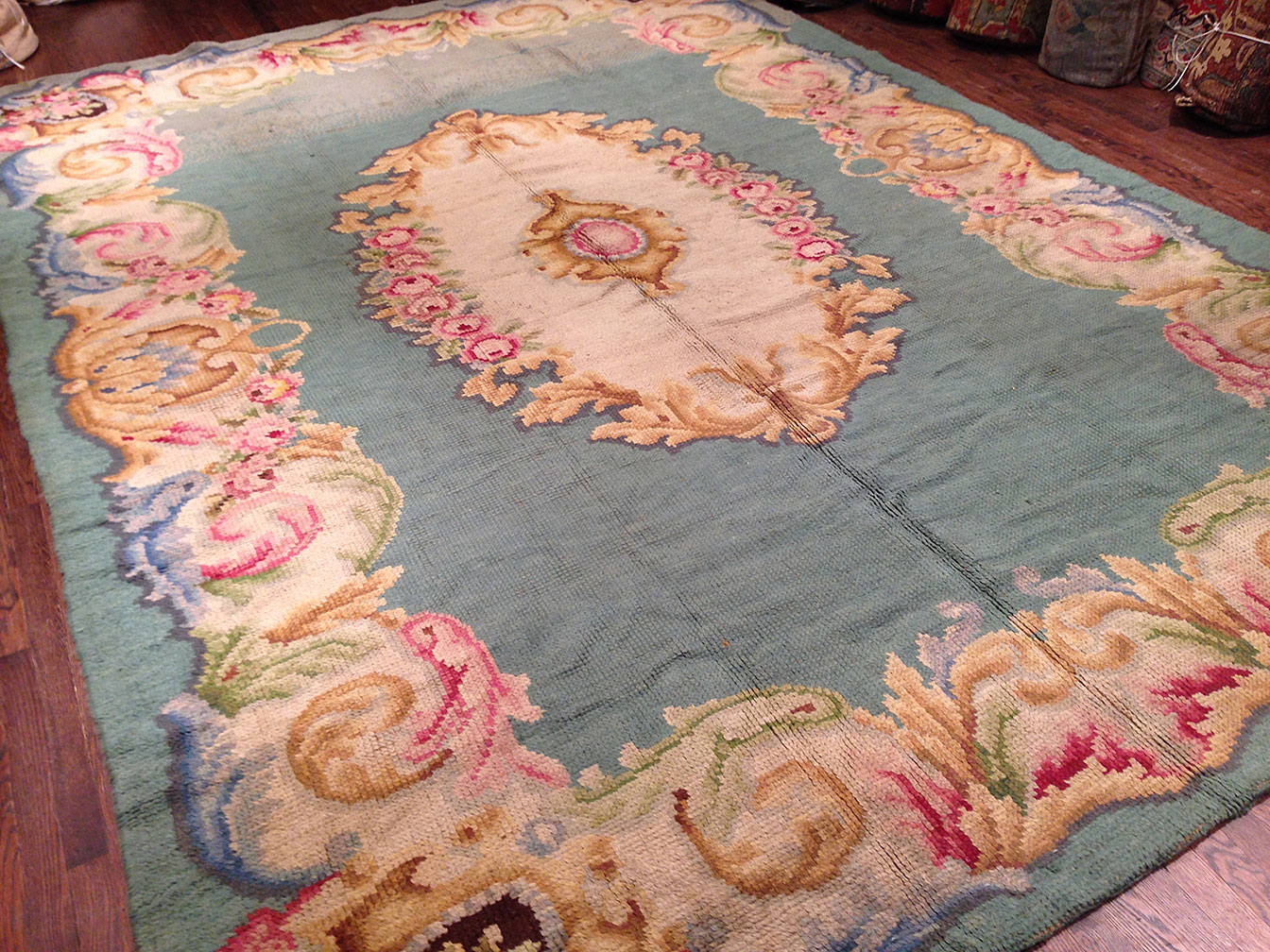 Antique savonnerie Carpet - # 950139