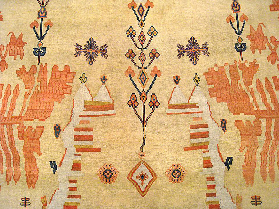 Antique senna Carpet - # 54075