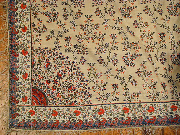 Antique shawl Rug - # 3224