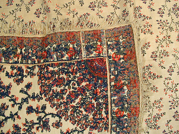 Antique shawl Rug - # 3224