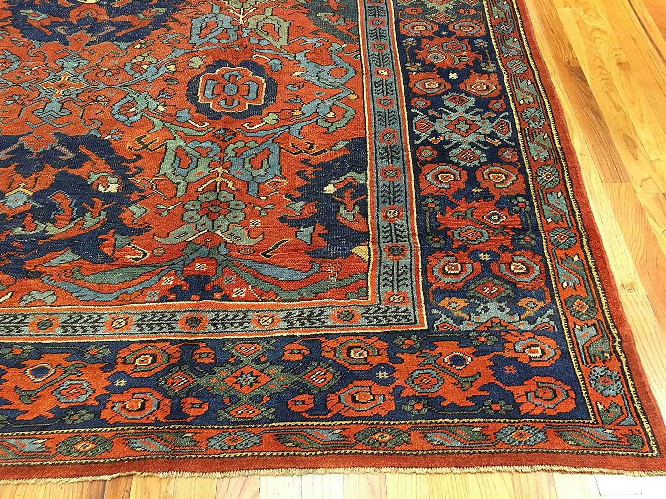 Antique smyrna Carpet - # 52109
