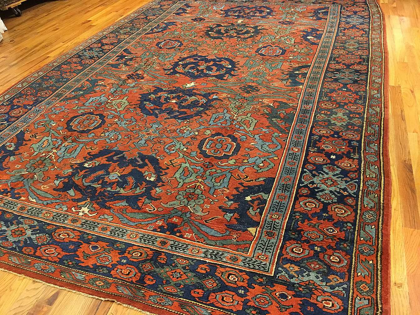 Antique smyrna Carpet - # 52109