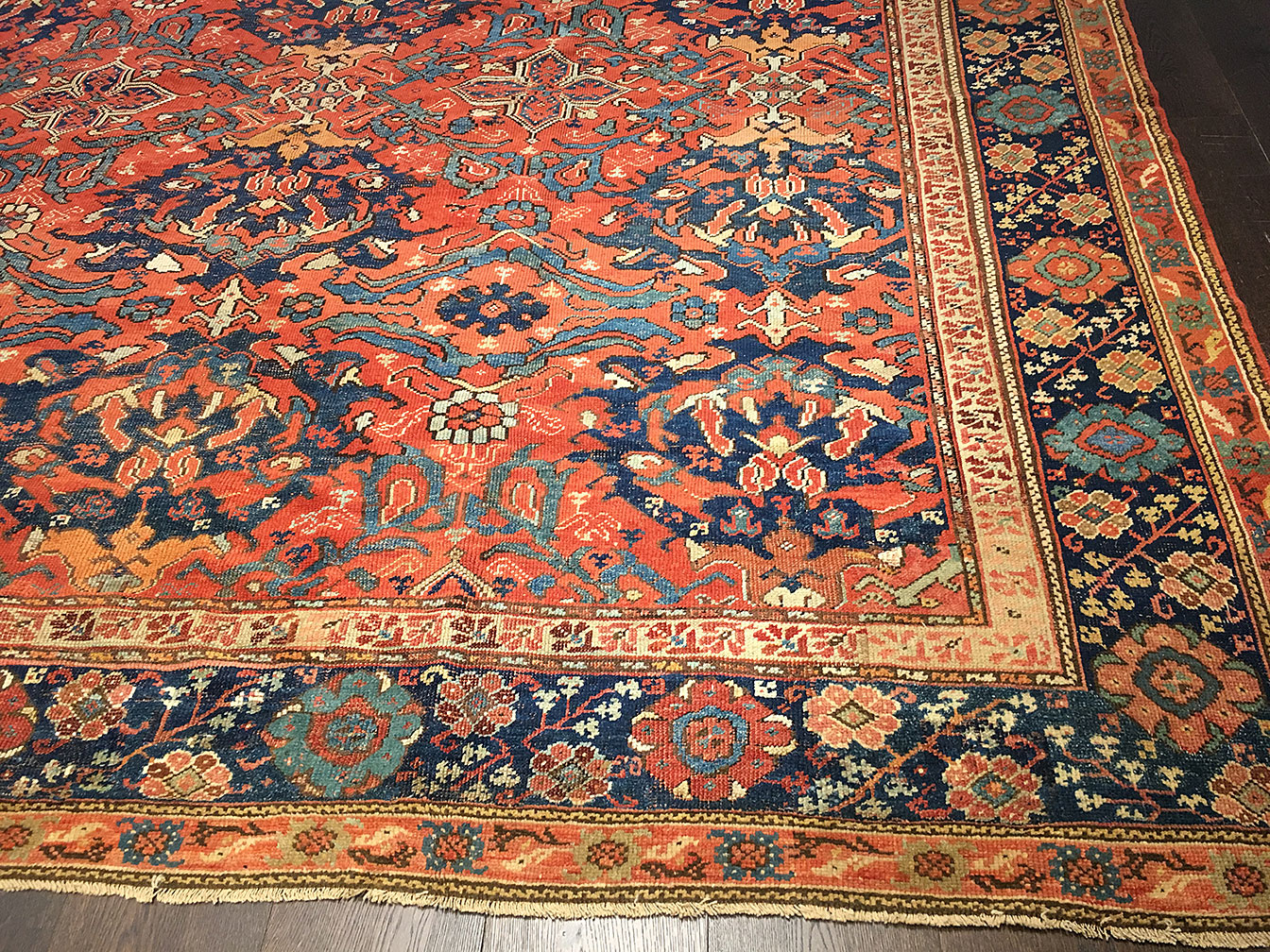 Antique smyrna Carpet - # 52165