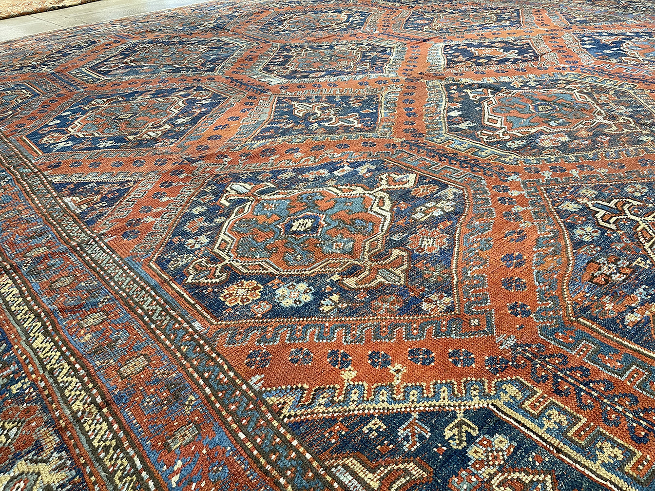 Antique smyrna Carpet - # 52805