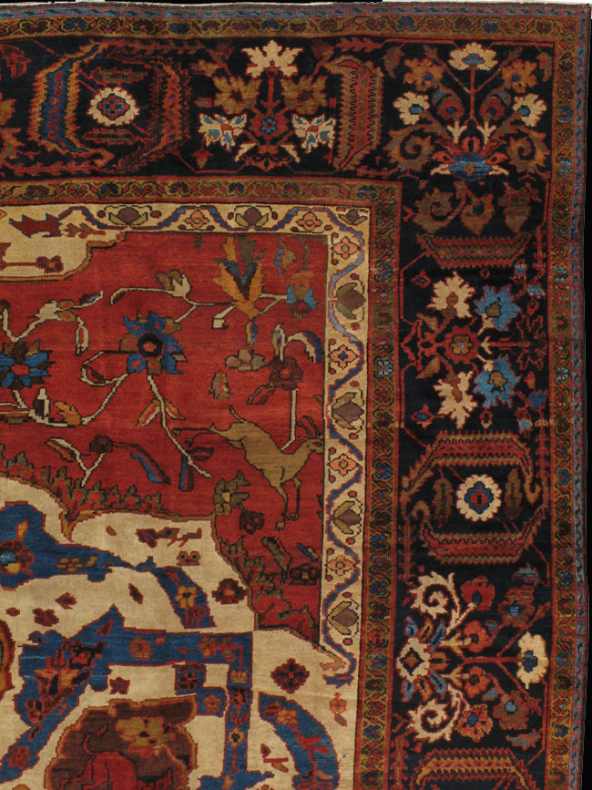 Antique sultan abad Carpet - # 10870