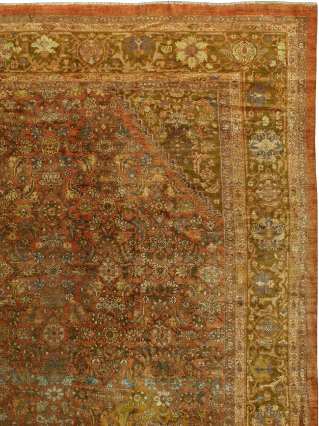 Antique sultan abad Carpet - # 1667