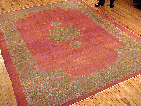 Antique sultan abad Carpet - # 1697