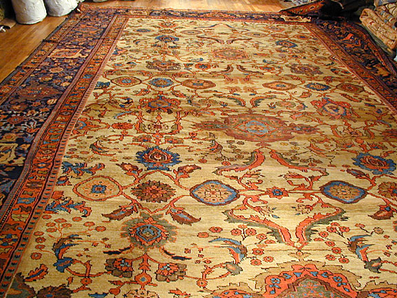 Antique sultan abad Carpet - # 2773