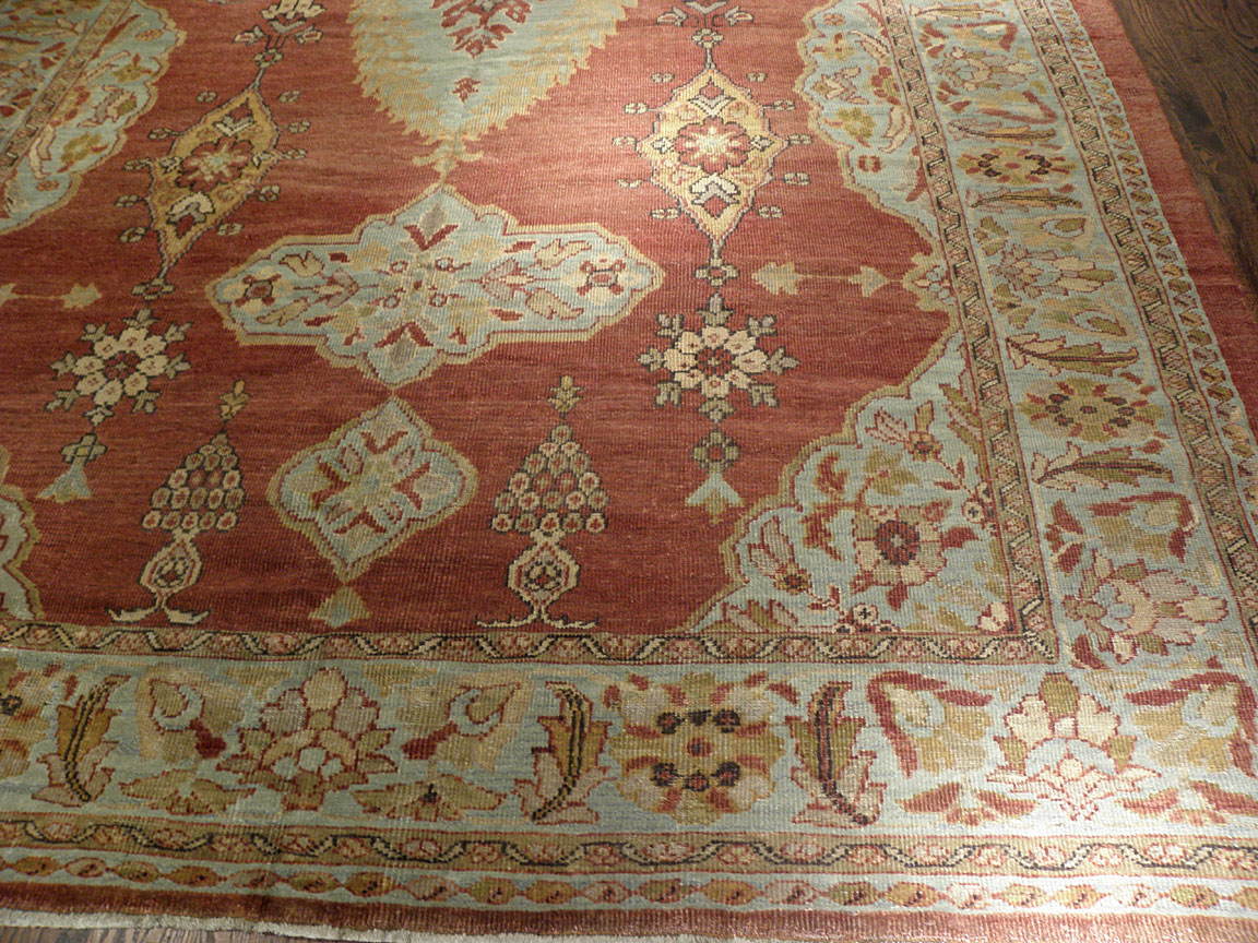 Antique sultan abad Carpet - # 2908