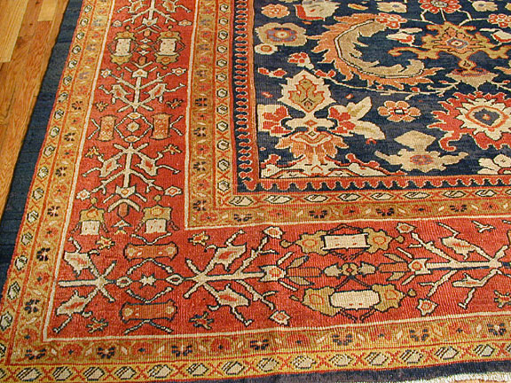 Antique sultan abad Carpet - # 2910