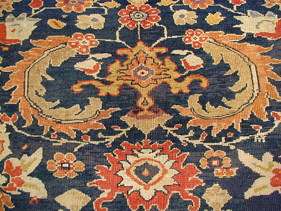 Antique sultan abad Carpet - # 2910