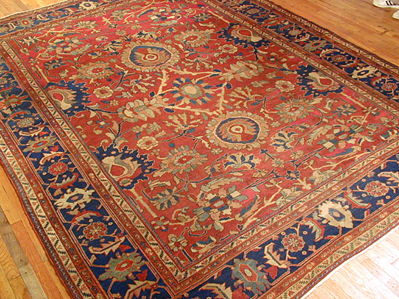 Antique sultan abad Carpet - # 2916