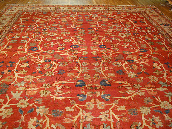 Antique sultan abad Carpet - # 2978