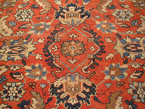 Antique sultan abad Carpet - # 3044