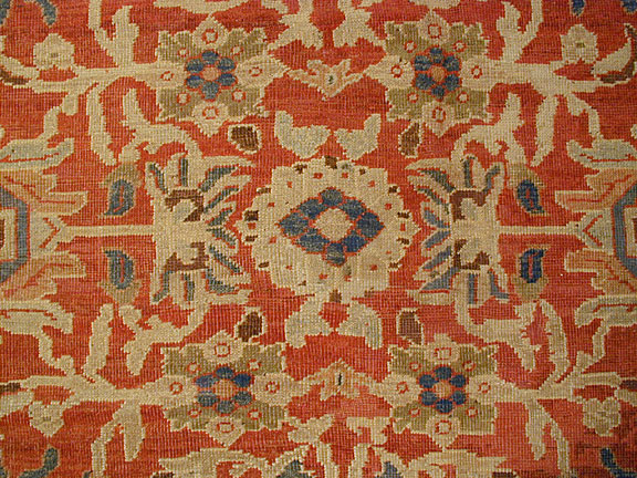 Antique sultan abad Carpet - # 3057