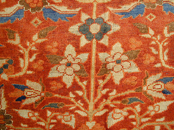 Antique sultan abad Carpet - # 3097