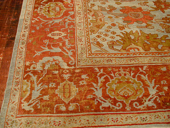 Antique sultan abad Carpet - # 3813